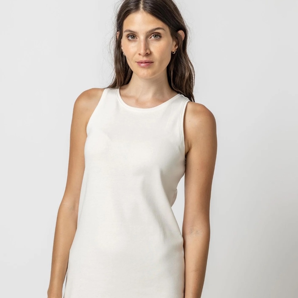 Lilla P. High Neck Dress
